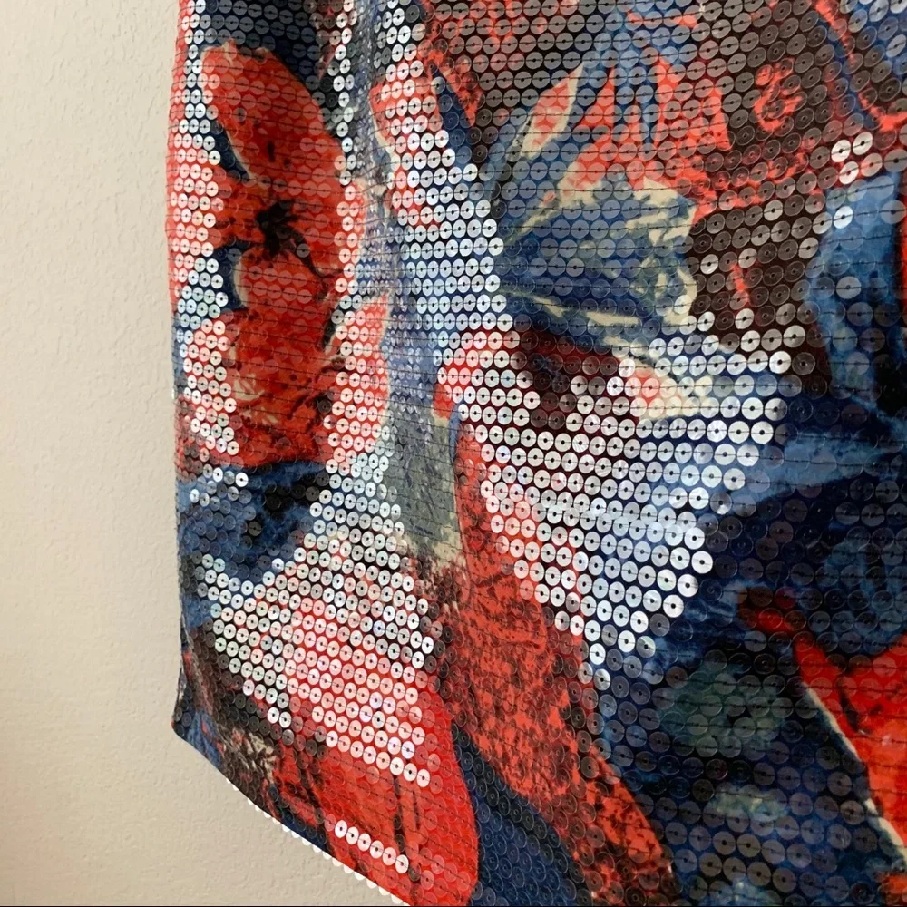 Anthropologie sequin pencil skirt